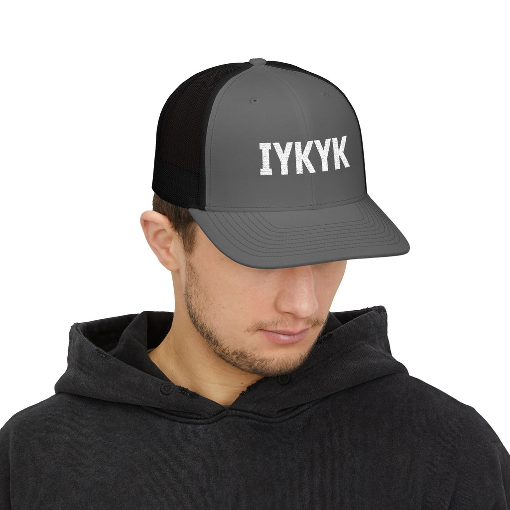 IYKYK Embroidered Snapback — Trucker Hat