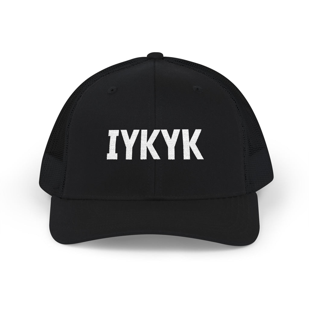 IYKYK Embroidered Snapback — Trucker Hat