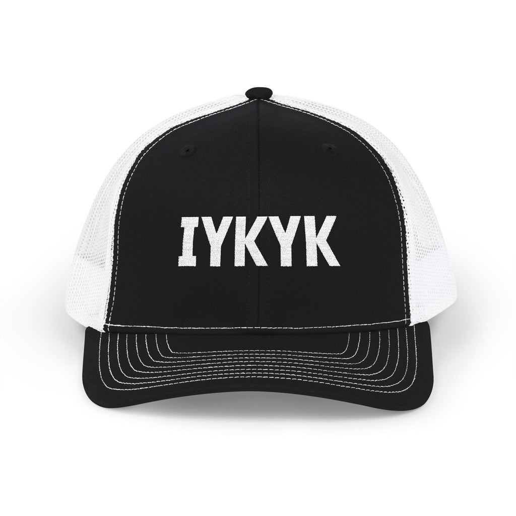 IYKYK Embroidered Snapback — Trucker Hat
